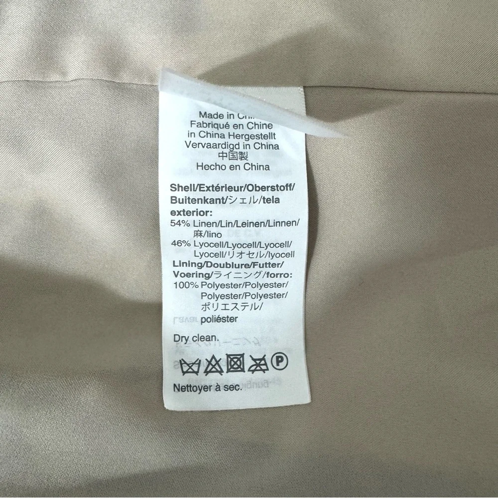 NWOT J. Crew Going Out Blazer in Leopard Print Linen Size 4 Petite